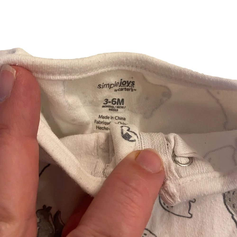 3-6 month neutral baby sleeper bundle 3 items. - Picture 3 of 7